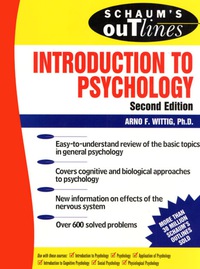 Cover image: Schaum's Outline of Introduction to Psychology 2nd edition 9780071347099