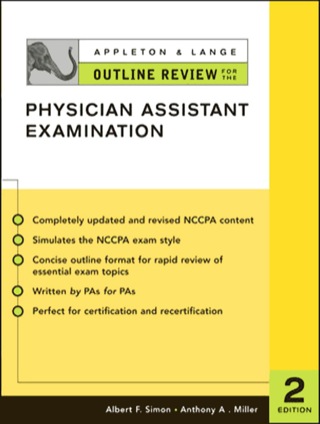 Cover image: Appleton & Lange Outline Review for the Physician Assistant Examination 2nd edition 9780071402897