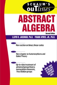 Cover image: Schaum's Outline of Abstract Algebra 2nd edition 9780071403276
