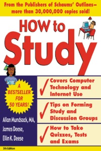 Cover image: How to Study 5/e 1st edition 9780071406079