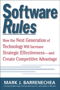 Cover image: Software Rules: How the Next Generation of Enterprise Applications Will Increase Strategic Effectiveness 1st edition 9780071385169