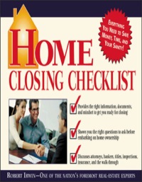 Cover image: Home Closing Checklist 1st edition 9780071409971