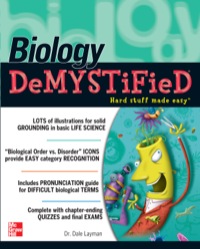 Cover image: Biology Demystified 1st edition 9780071410403