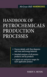 Cover image: Handbook of Petrochemicals Production Processes 1st edition 9780071410427