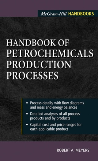 Cover image: Handbook of Petrochemicals Production Processes 1st edition 9780071410427