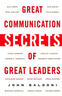 Cover image: Great Communication Secrets of Great Leaders 1st edition 9780071414968