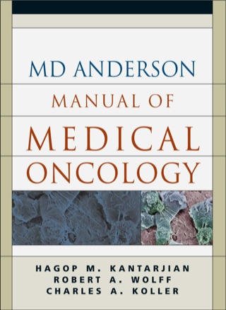 Cover image: The MD Anderson Manual of Medical Oncology 1st edition 9780071414999