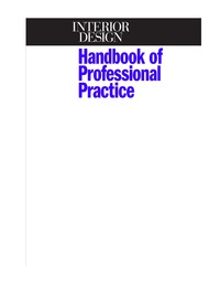 صورة الغلاف: Interior Design Handbook of Professional Practice 1st edition 9780071361637