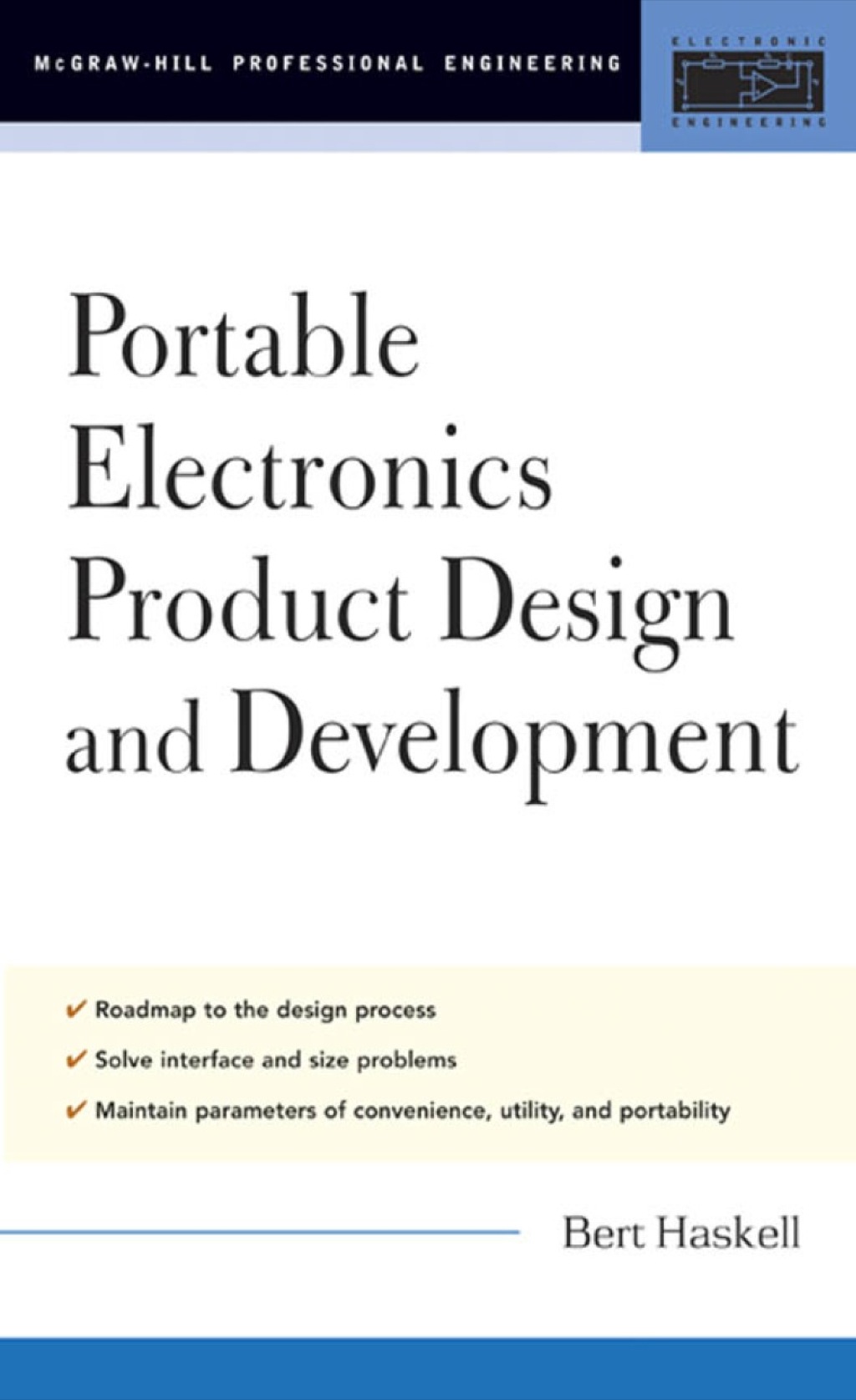 Portable Electronics Product Design and Development 1st Edition