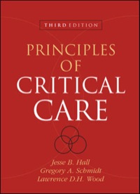 Cover image: Principles of Critical Care 3rd edition 9780071416405