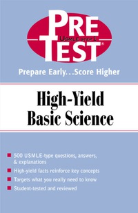 Imagen de portada: PreTest High-Yield Basic Science 1st edition 9780071386302