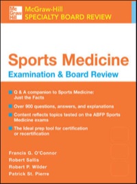 Cover image: Sports Medicine 1st edition 9780071421522