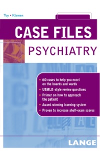 Cover image: Case Files Psychiatry 1st edition 9780071421829