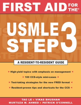 Cover image: First Aid for the USMLE Step 3 1st edition 9780071421836