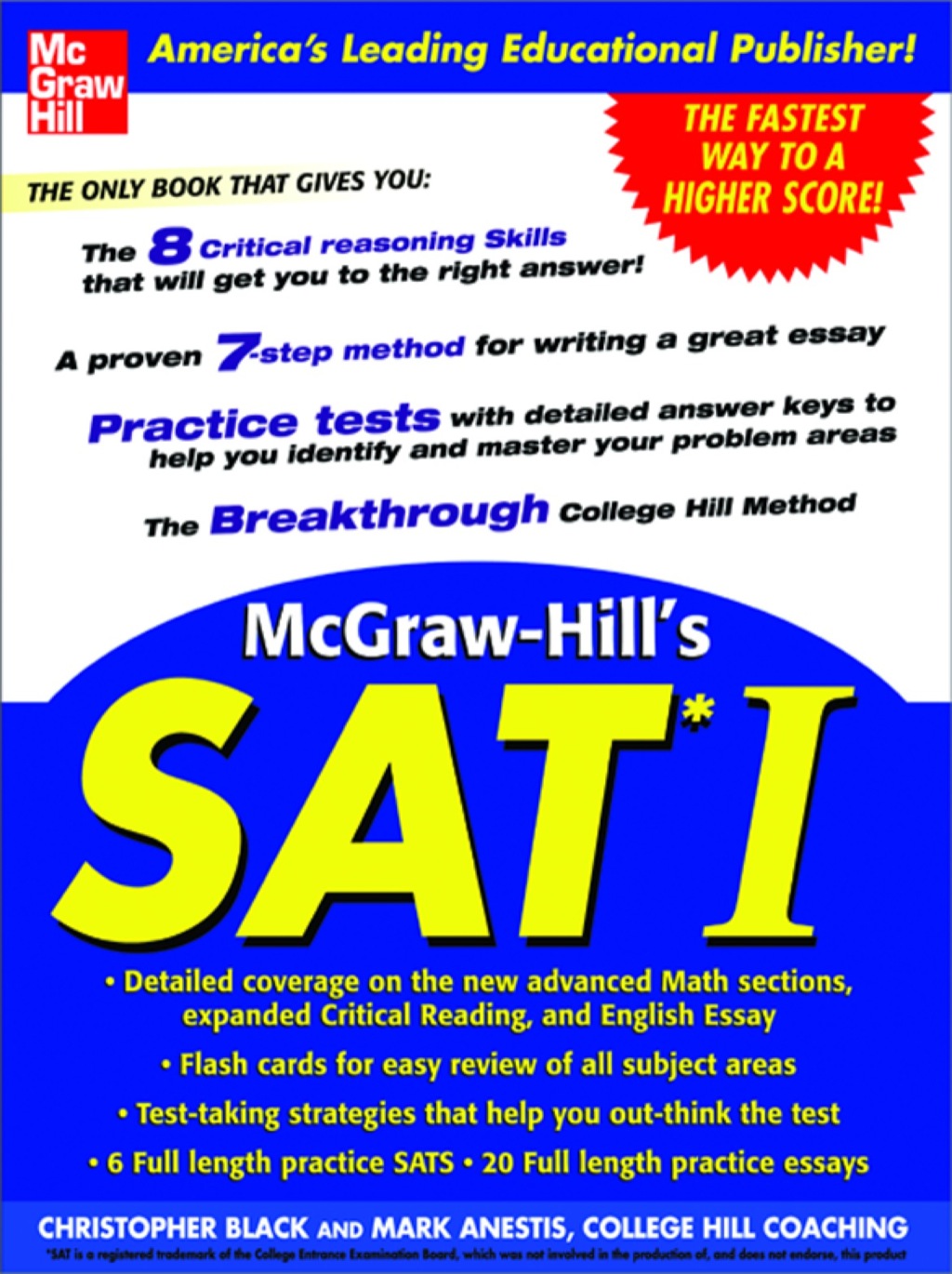 McGraw-Hill’s SAT I 1st Edition