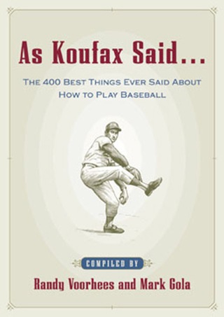 Cover image: As Koufax Said... 1st edition 9780071410144