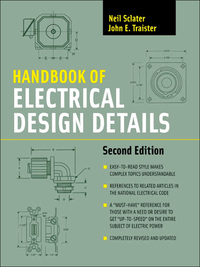 Imagen de portada: Handbook of Electrical Design Details 1st edition 9780071377515