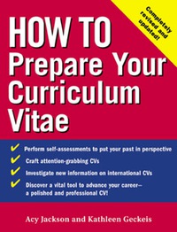 صورة الغلاف: How to Prepare Your Curriculum Vitae 1st edition 9780071390446
