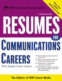Imagen de portada: Resumes for Communications Careers 1st edition 9780071405935