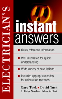 Cover image: Electrician's Instant Answers 1st edition 9780071402033