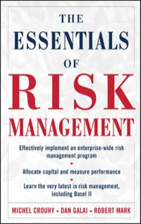 Cover image: The Essentials of Risk Management 1st edition 9780071429665