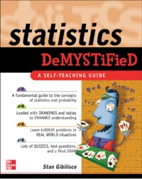 Cover image: Statistics Demystified 1st edition 9780071431187