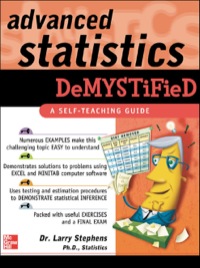 Cover image: Advanced Statistics Demystified 1st edition 9780071432429