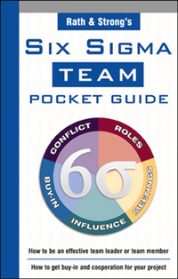 Cover image: Rath & Strong's Six Sigma Team Pocket Guide 1st edition 9780071417563