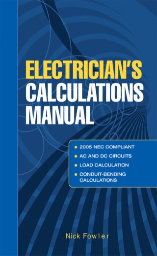 Cover image: Electricians Calculations Manual 1st edition 9780071436540