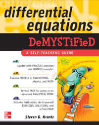 Cover image: Differential Equations Demystified 1st edition 9780071440257