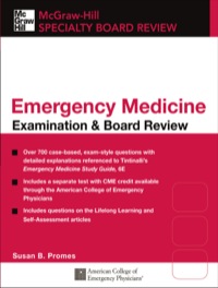 Cover image: Tintinalli's Emergency Medicine Examination & Board Review 3rd edition 9780071440516