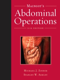 Cover image: Maingot's Abdominal Operations 11th edition 9780071441766