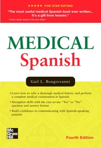 Cover image: Medical Spanish 4th edition 9780071442008