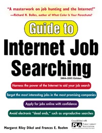 صورة الغلاف: Guide to Internet Job Searching 2004-2005 1st edition 9780071413749
