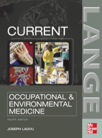 Cover image: CURRENT Occupational & Environmental Medicine 4th edition 9780071443135