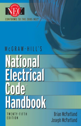 Cover image: National Electrical Code Handbook 25th edition 9780071443401