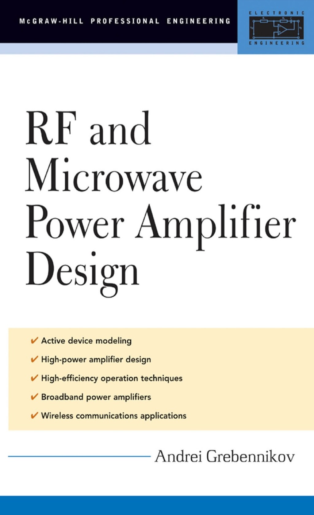 RF and Microwave Power Amplifier Design 1st Edition