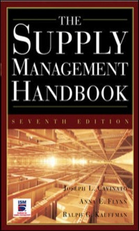 Cover image: The Supply Mangement Handbook, 7th Ed 7th edition 9780071445139