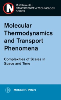 Cover image: Molecular Thermodynamics and Transport Phenomena 1st edition 9780071445610