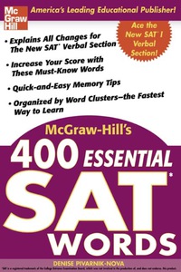 Cover image: McGraw-Hill's 400 Essential SAT Words 1st edition 9780071434942
