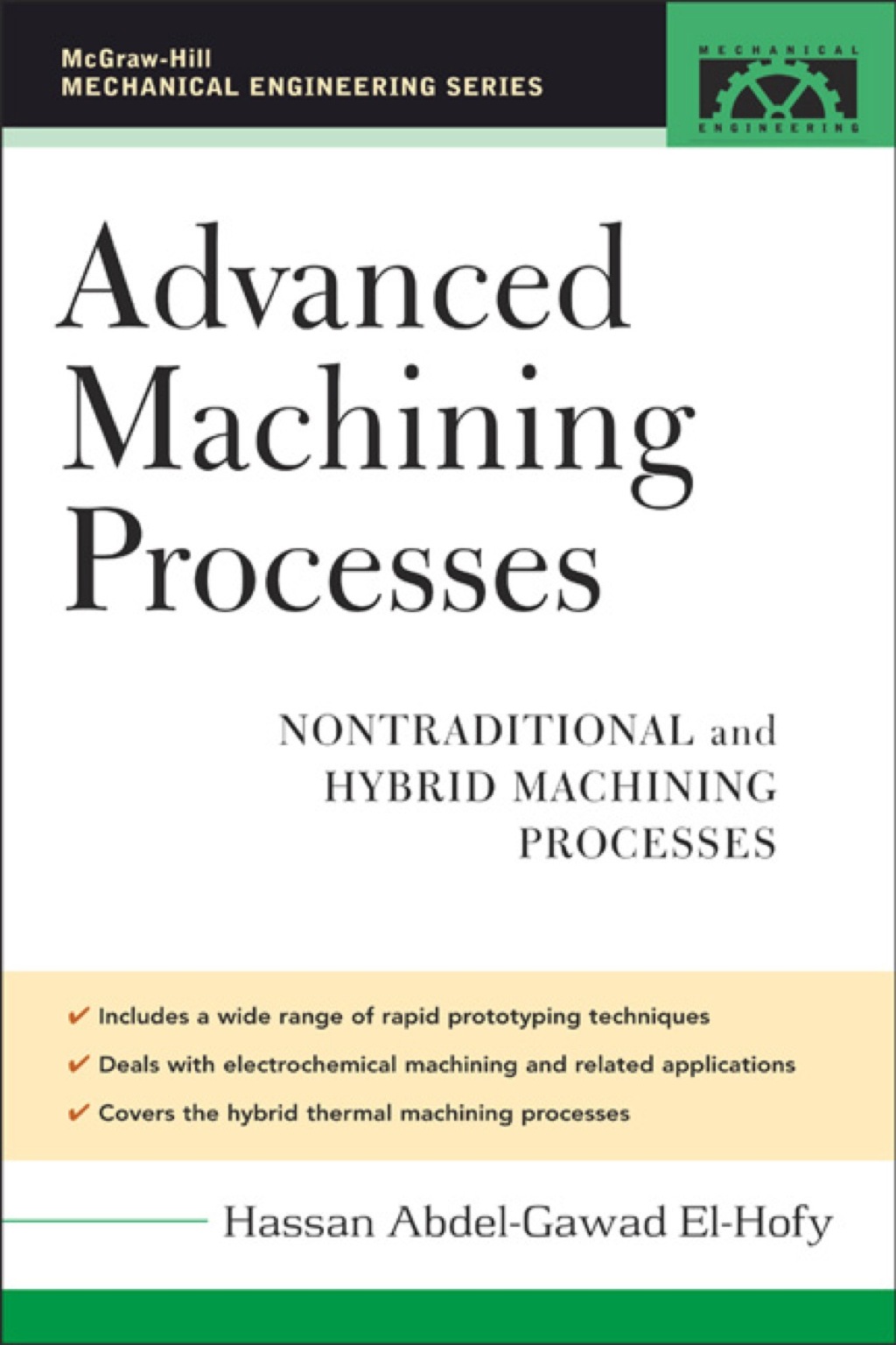 Advanced Machining Processes 1st Edition