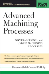 Cover image: Advanced Machining Processes 1st edition 9780071453349