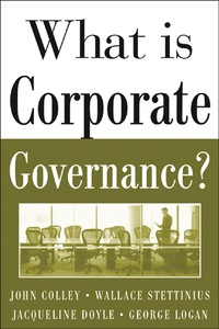 Omslagafbeelding: What Is Corporate Governance? 1st edition 9780071444484