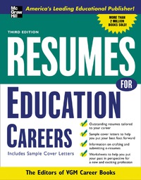 صورة الغلاف: Resumes for Education Careers 3rd edition 9780071437387
