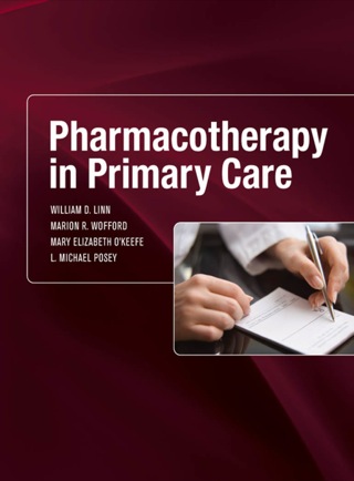 Cover image: Pharmacotherapy in Primary Care 1st edition 9780071456128