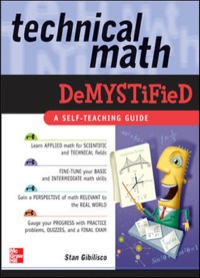 Cover image: Technical Math Demystified 1st edition 9780071459495