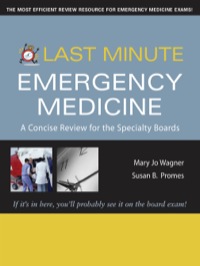 Cover image: Last Minute Emergency Medicine: A Concise Review for the Specialty Boards 1st edition 9780071459624