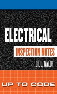 表紙画像: Electrical Inspection Notes: Up to Code 1st edition 9780071448871