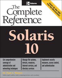 Imagen de portada: Solaris 10 The Complete Reference 1st edition 9780072229981