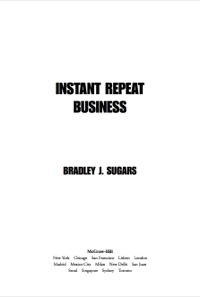 Cover image: Instant Repeat Business 1st edition 9780071466660